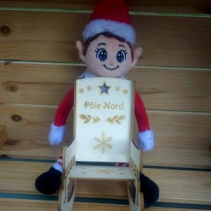 fauteuil à bascule en bois lutin farceur